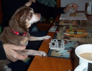 There is nothing like a game of Clue and hot coffee!